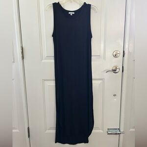 White Birch Sleeveless Black Maxi Dress Size Small